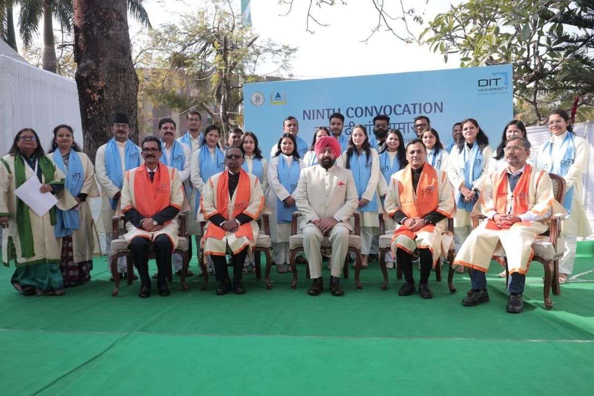 DIT यूनिवर्सिटी देहरादून का 9वां दीक्षांत समारोह रहा खास, 1257 स्टूडेंट्स हुए ग्रेजुएट