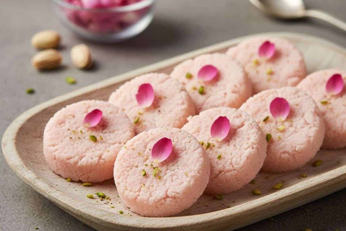 Easy Bengali Rose Sandesh Recipe