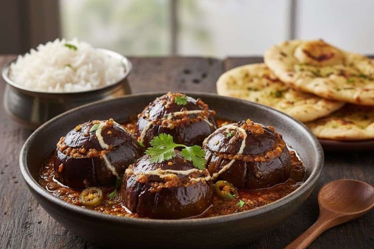 Achari Bharwa Baigan: चटपटा खाने का कर रहा है दिल को झटपट बना लें अचारी भरवा बैंगन