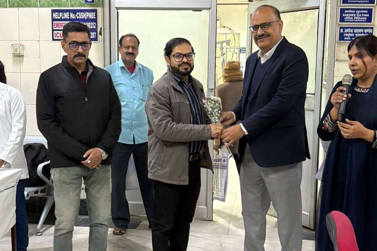 पटना: रेलवे सुपर स्पेशियलिटी हॉस्पिटल में लगा निःशुल्क स्वास्थ्य एवं जांच शिविर, 130 लोगों की हुई जांच 