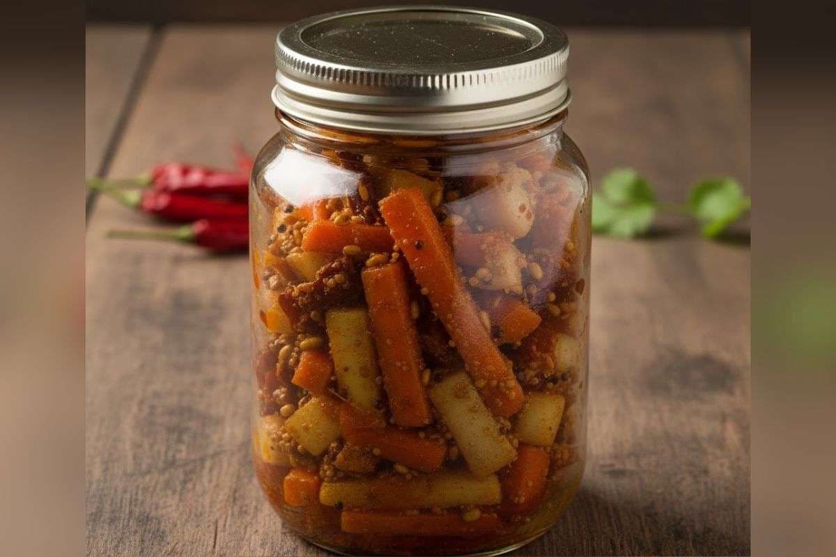 Gajar-Mooli Ka Achar Recipe