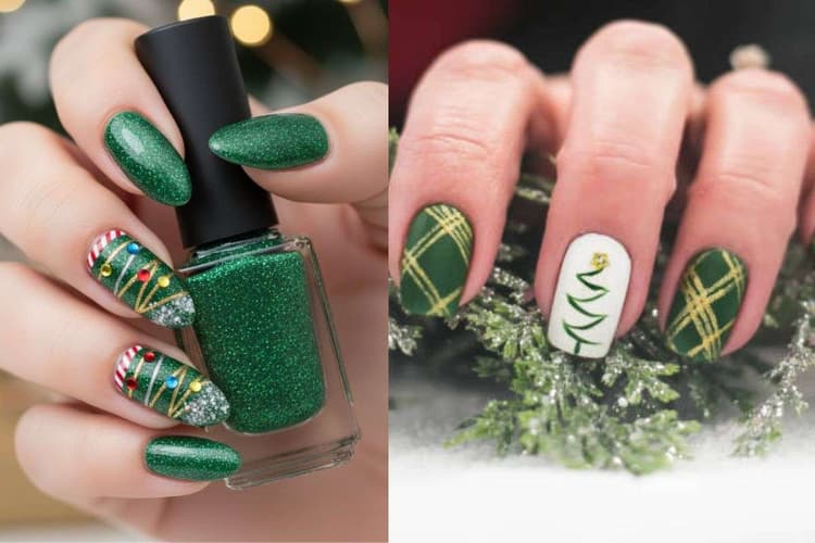 Green Nail Art for Christmas: क्रिसमस की पार्टी में स्टनिंग लुक देंगे हरे रंगों वाले ये नेल आर्ट