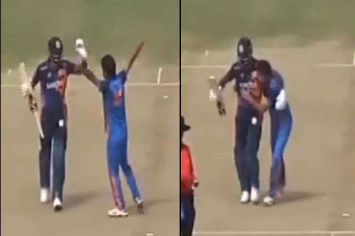 SMAT मैच के दौरान हार्दिक और रवि बिश्नोई का क्यूट मोमेंट वायरल, जब आउट हुए पांड्या, VIDEO