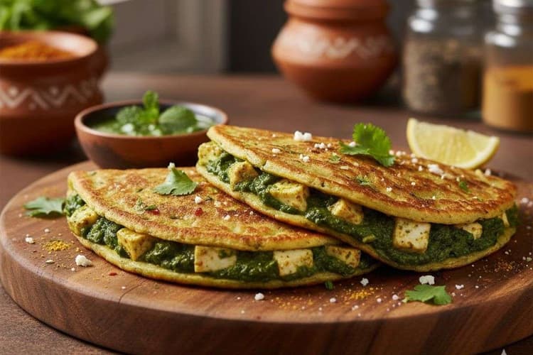 Palak Paneer Chilla Recipe: ब्रेकफास्ट में कुछ डिफरेंट खाने के लिए ट्राई करें पालक पनीर चीला, फटाफट नोट करें रेसिपी
