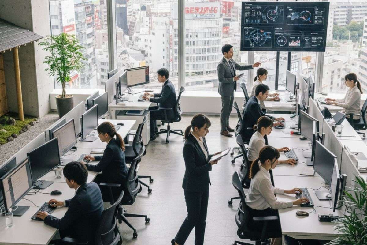 Japan Foreign Workers / Ai Image