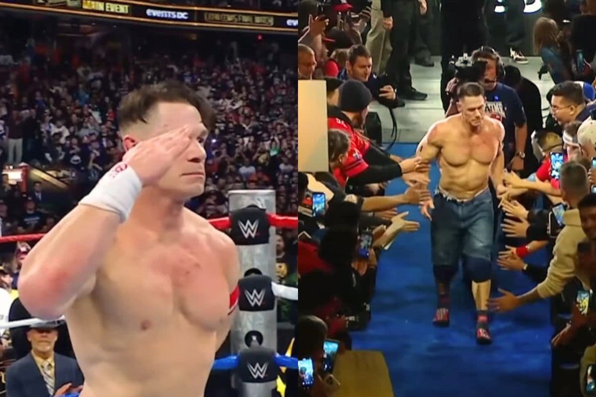 जॉन सीना ने WWE को कहा अलविदा, आखिरी मैच में टैप आउट हुए, देखें भावुक वीडियो