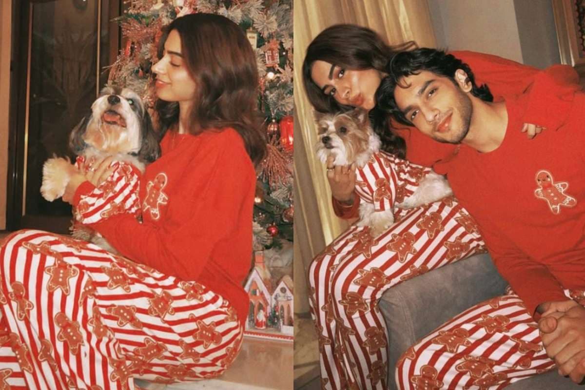 Khushi Kapoor: खुशी कपूर ने शेयर की क्रिसमस बैश की झलक, वेदांग रैना संग ट्विनिंग से फैंस में हलचल