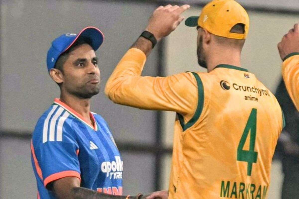 Aiden Markram Suryakumar Yadav Handshake Aiden Markram Suryakumar Yadav Handshake