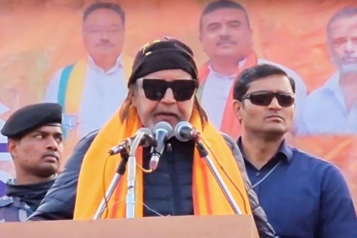 Mithun Chakraborty in Kulti West Bengal