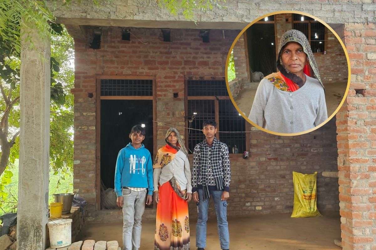 Mukhyamantri Awas Yojana : पति की मौत के बाद टूट गई माया, तिरपाल से पक्के मकान में ऐसे पहुंची