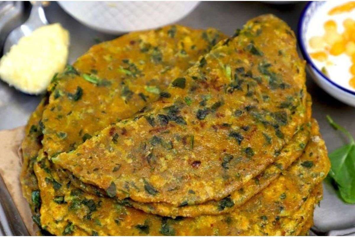 Multigrain Palak Methi Paratha Recipe: नाश्ते में शामिल करें मल्टी ग्रेन पालक मेथी पराठा, दिनभर रहेंगे एनर्जेटिक Multigrain Palak Methi Paratha Recipe: नाश्ते में शामिल करें मल्टी ग्रेन पालक मेथी पराठा, दिनभर रहेंगे एनर्जेटिक