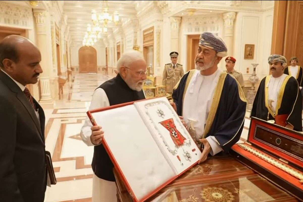 PM Modi Conferred Order Of Oman