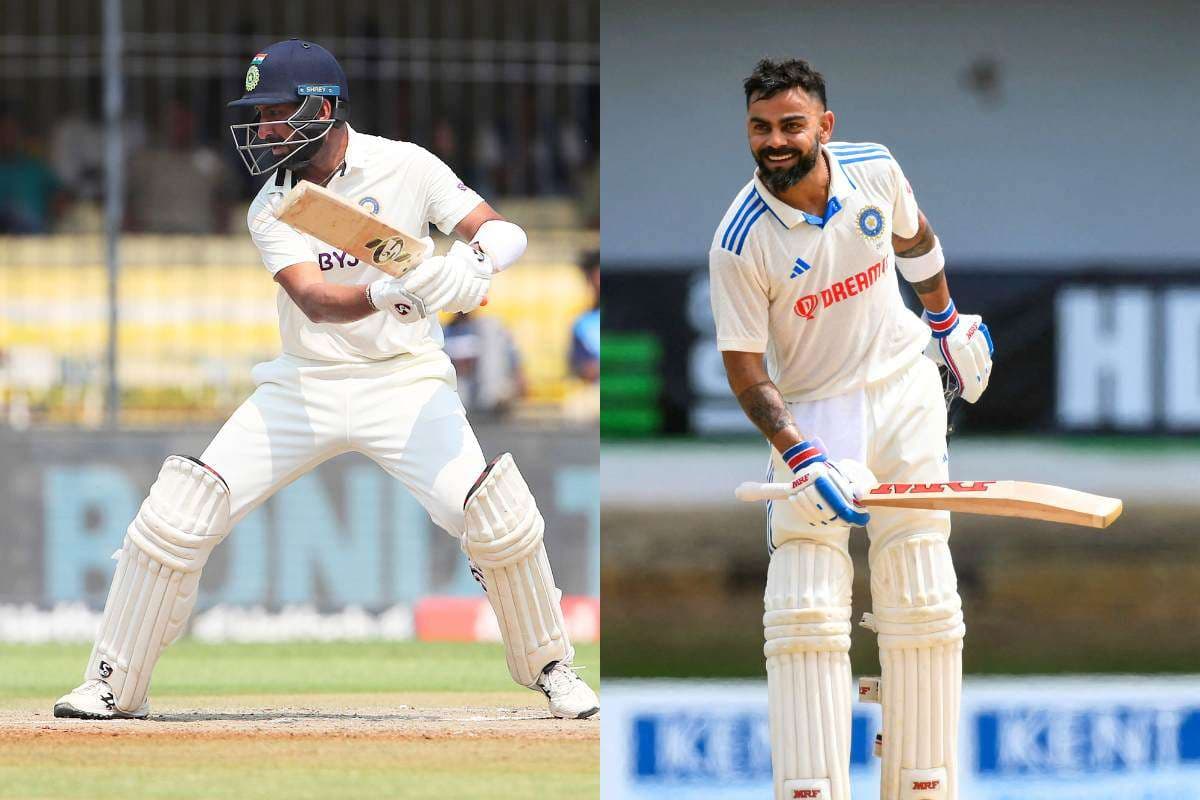 Cheteshwar Pujara Pujara and Virat Kohli