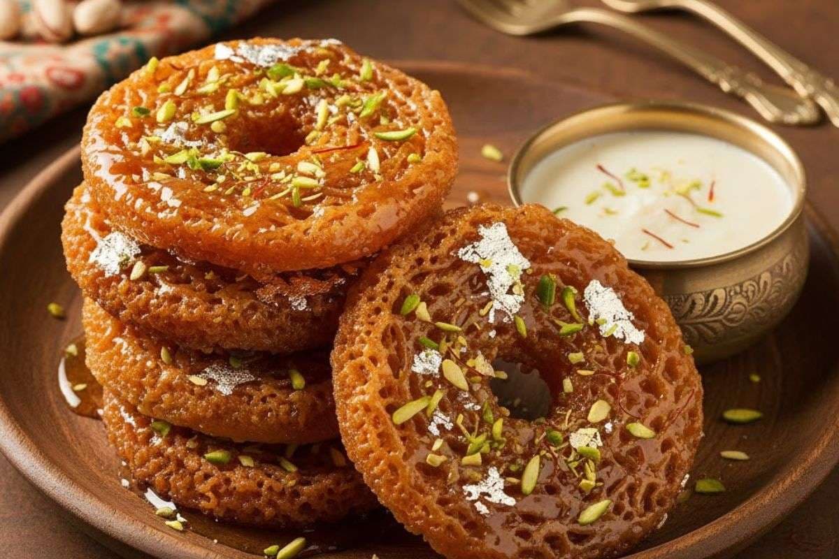 Ghevar Recipe: स्वाद से भरपूर है राजस्थानी क्रिस्पी और जालीदार घेवर, नोट कर लें रेसिपी