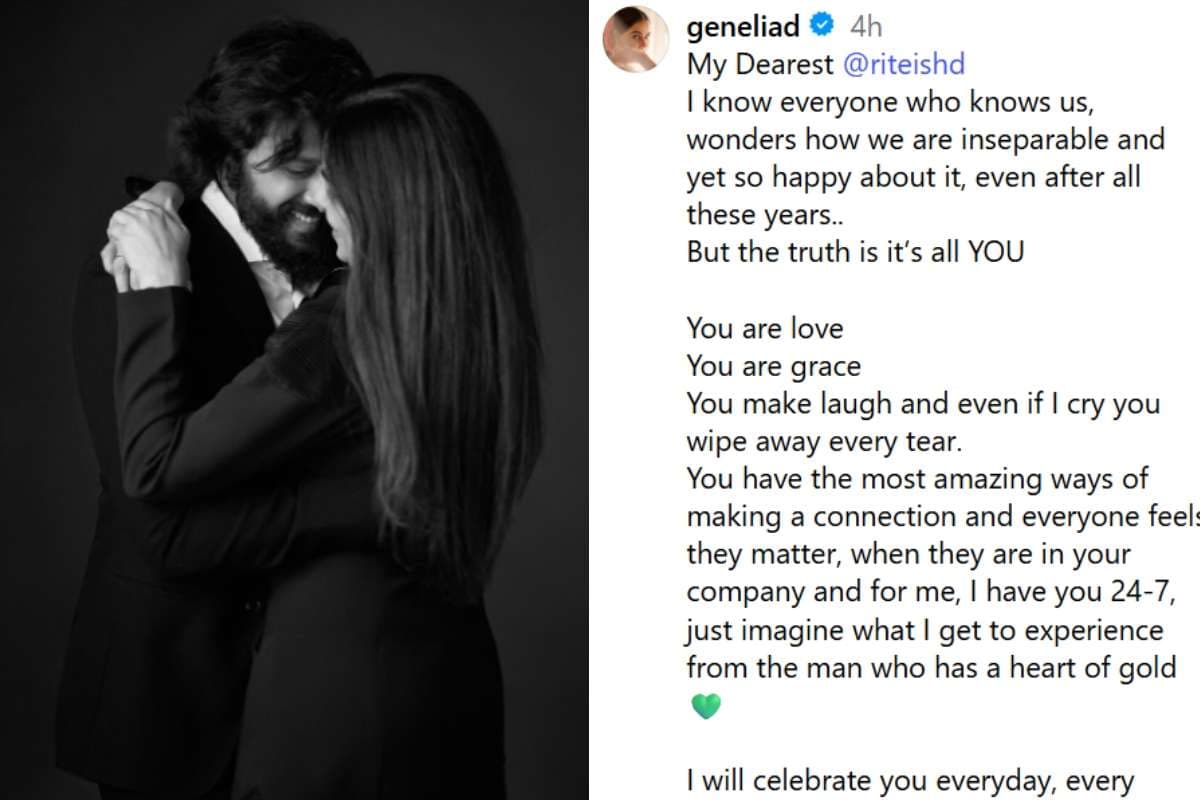 रितेश देशमुख का बर्थडे हुआ और भी खास, जेनेलिया ने इंस्टाग्राम पर किया दिल छू लेने वाला पोस्ट