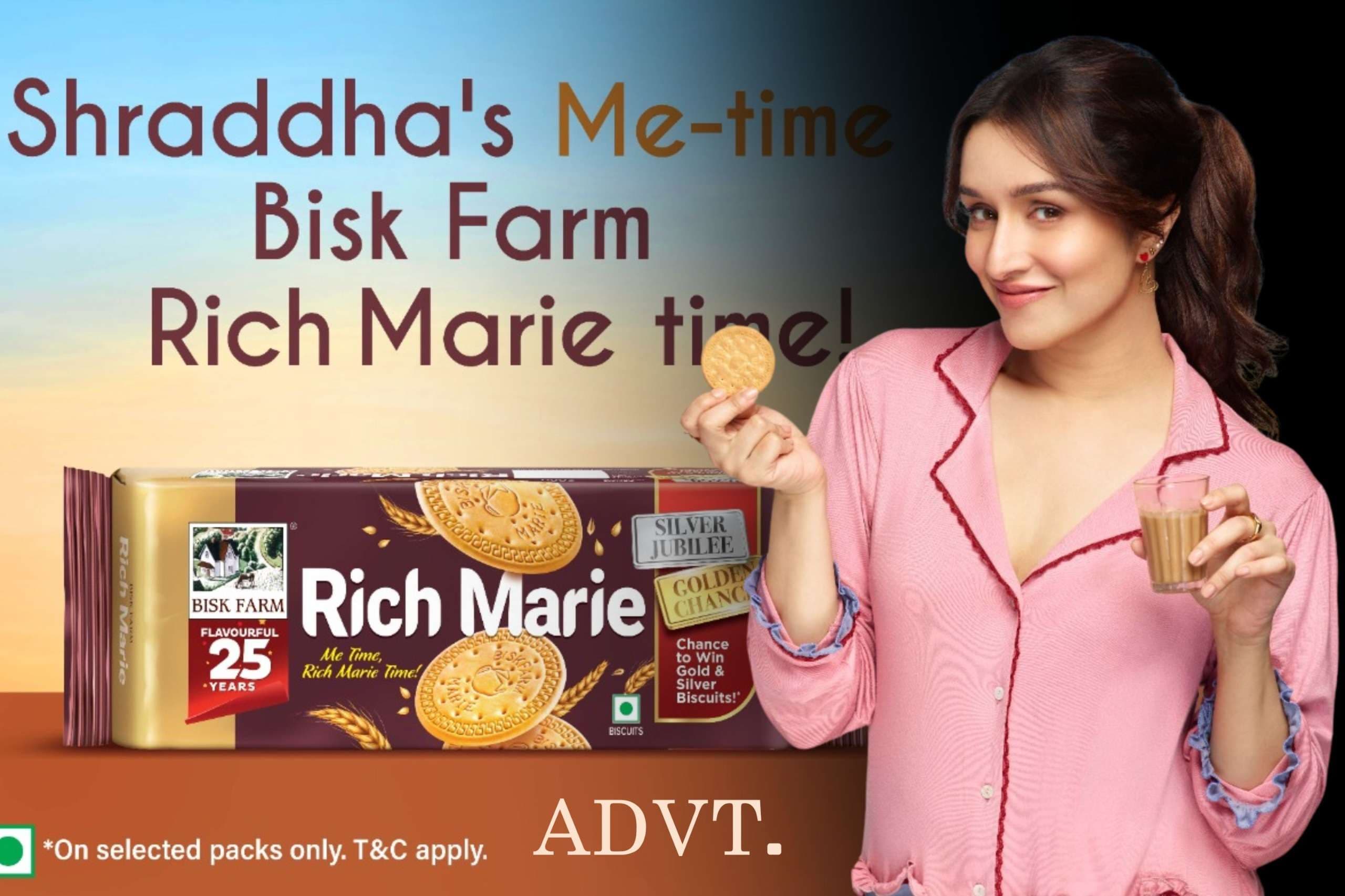 Shraddha Kapoor: मी टाइम–रिच मारी टाइम के साथ बिस्क फार्म ने मनाए 25 साल, दिल छू लेने वाला चाय ब्रेक कैंपेन लॉन्च