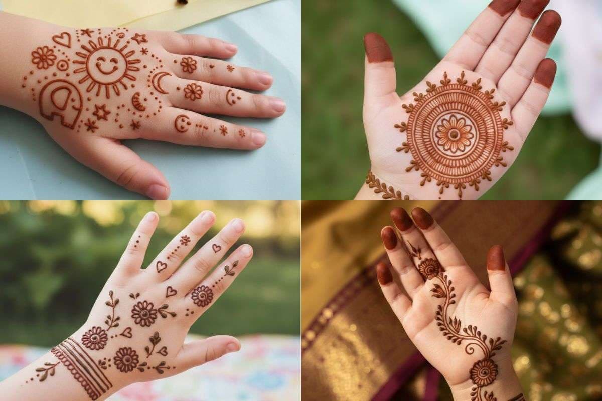 Simple Mehndi Design For Kids: कम टाइम में बच्चों के हाथों में लगाएं ये प्यारी मेहंदी डिजाइन, ट्राई करें ये आइडियाज 