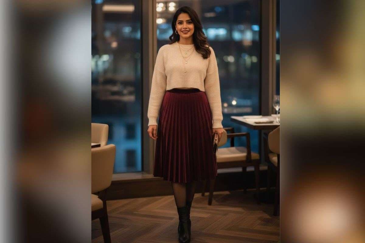 Sweater And Skirt