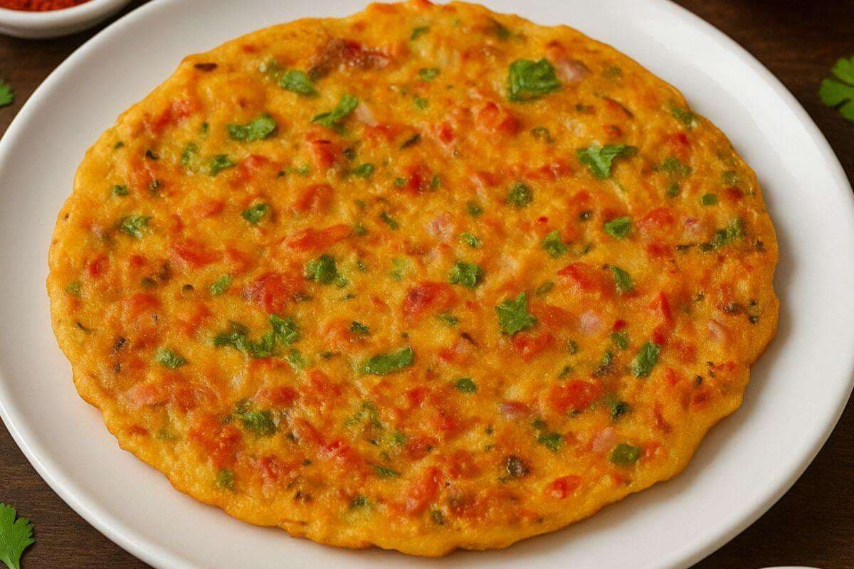 Tamatar-Pyaz Ka Chilla