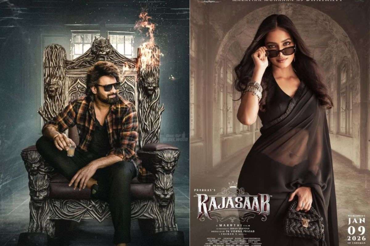 The Raja Saab Malavika Mohanan Look