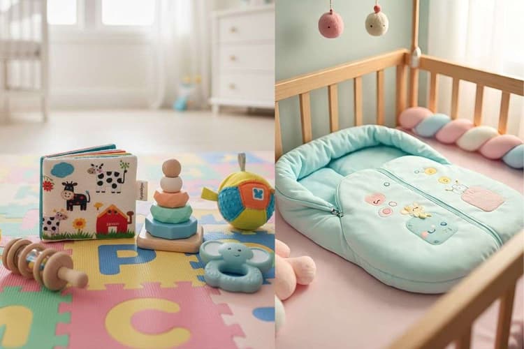 Gift Ideas For Babies: न्यू बॉर्न बेबीज को सिर्फ कपड़े नहीं ये चीजें करें गिफ्ट, देखने वालों की नहीं हटेगी नजर