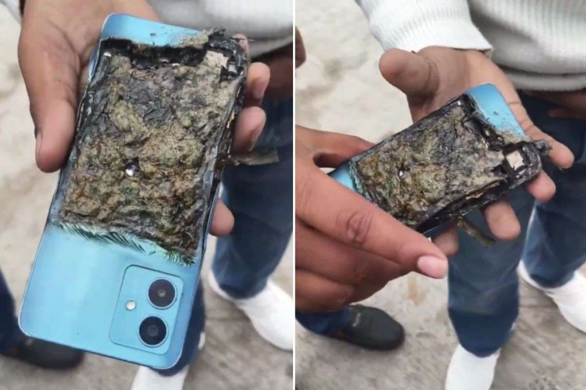 Viral Video: जेब में रखा Motorola फोन बना टाइम बम, अचानक हुआ ब्लास्ट और जींस तक जल गयी, देखें वीडियो