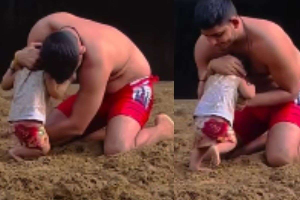 Viral Video: लंगोट पहनकर कुश्ती लड़ने मैदान में उतरा बच्चा, पहलवान को ऐसा पछाड़ा कि लोग देखकर रह गए हक्के-बक्के