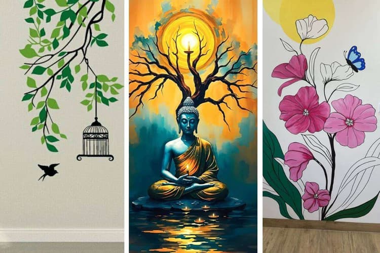 बिना पेंट और तोड़-फोड़ के घर को दें नया लुक - ये Wall Sticker Decor Ideas बदल देंगे आपकी दीवारें