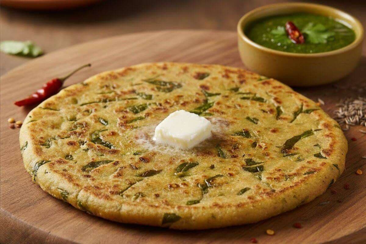 Winter Special Bathua Paratha Winter Special Bathua Paratha