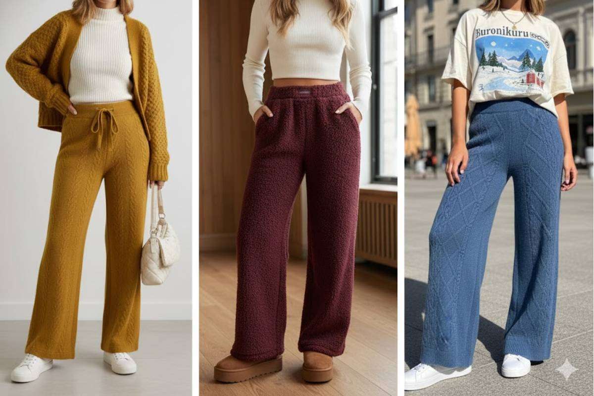 Woolen Palazzo Pants for Women