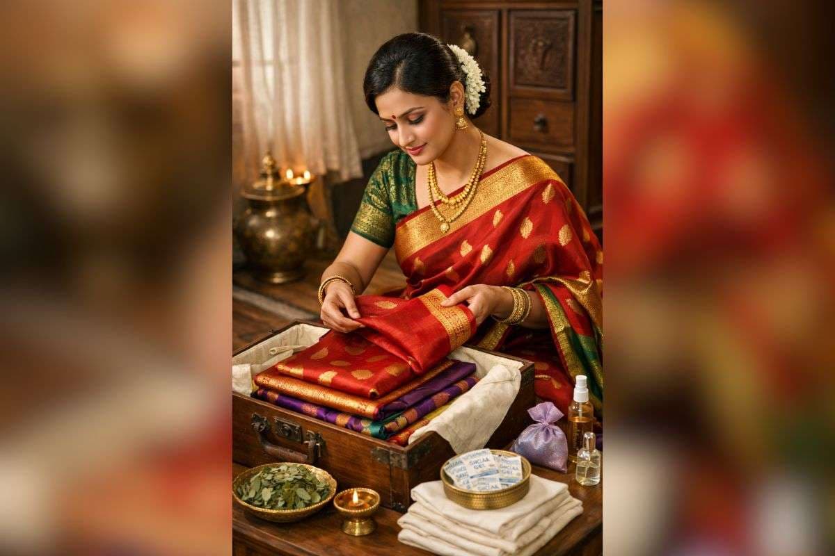 Silk Saree Storage Tips: पीढ़ी दर पीढ़ी संभाल कर रखना है सिल्क की साड़ी, तो नोट कर लें ये जरूरी टिप्स 