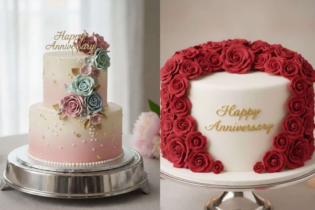Anniversary Cake Design: शादी की सालगिरह सेलिब्रेशन को बनाएं बेहद खास, इन खूबसूरत केक डिजाइन को करें ट्राई 