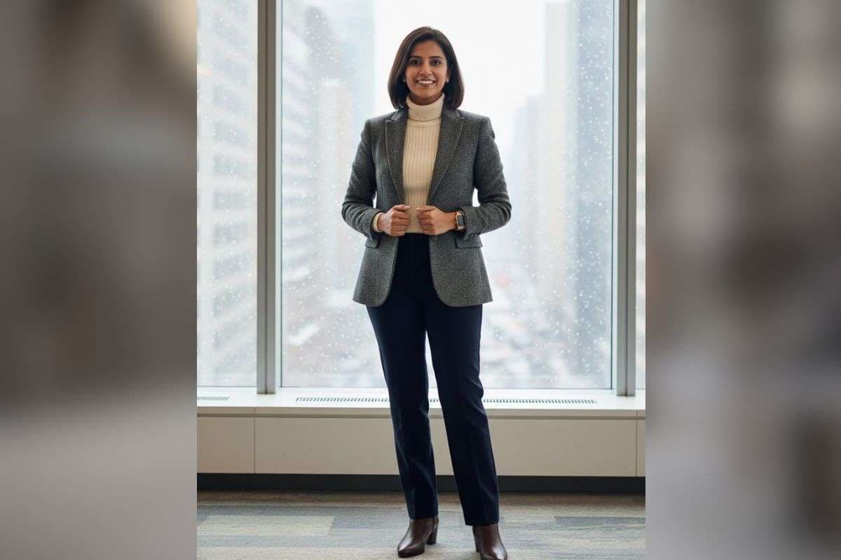 blazer and trousers