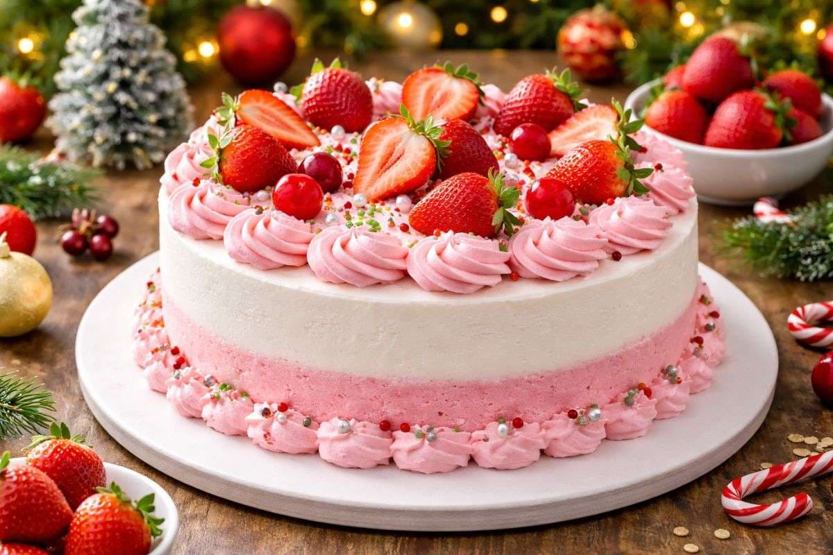 Christmas Special Strawberry Cake: घर पर बनाएं बेकरी जैसा क्रिसमस स्पेशल स्ट्रॉबेरी केक, सब पूछेंगे रेसिपी 