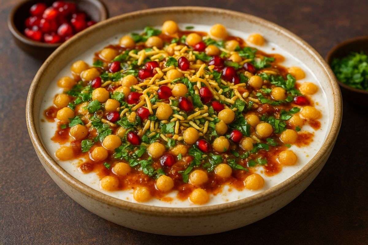 dahi boondi chaat