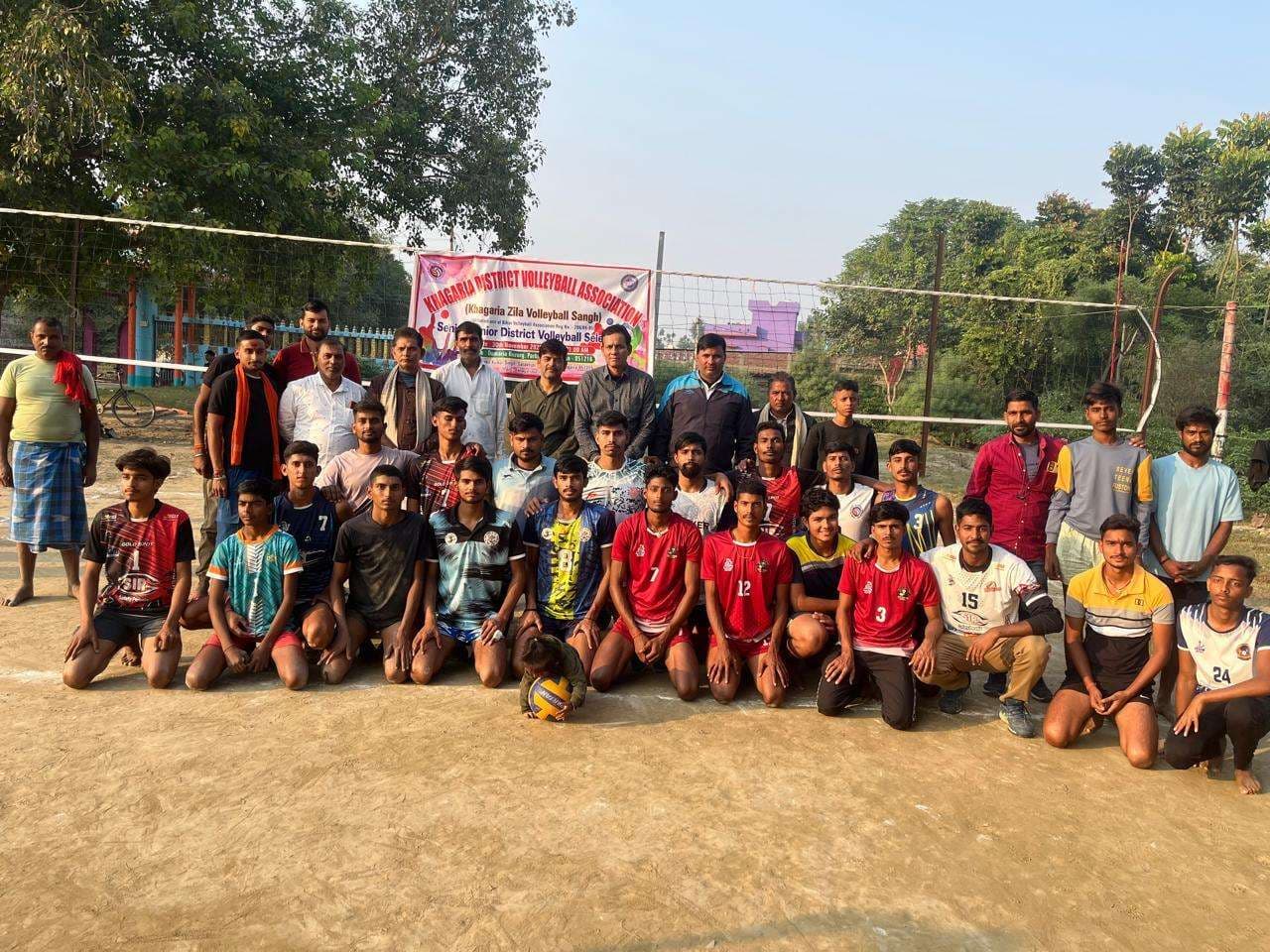 सीनियर एवं जूनियर वॉलीबॉल टीम के लिये हुआ खिलाड़ियों का चयन