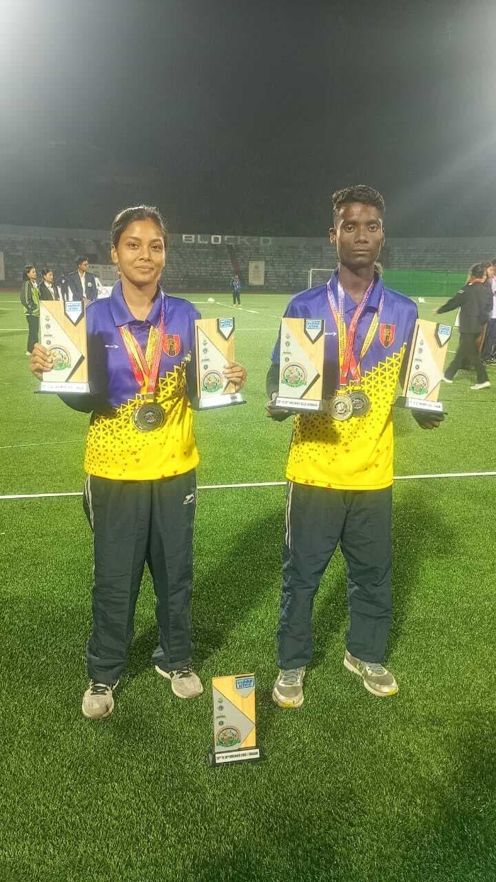 Tsf Archer won medal in sub junior national archery championship : टीएसएफ की तीरंदाज प्रिया व राहुल ने जीते पदक