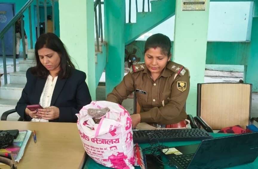 एक किलो गांजा के साथ धंधेबाज गिरफ्तार