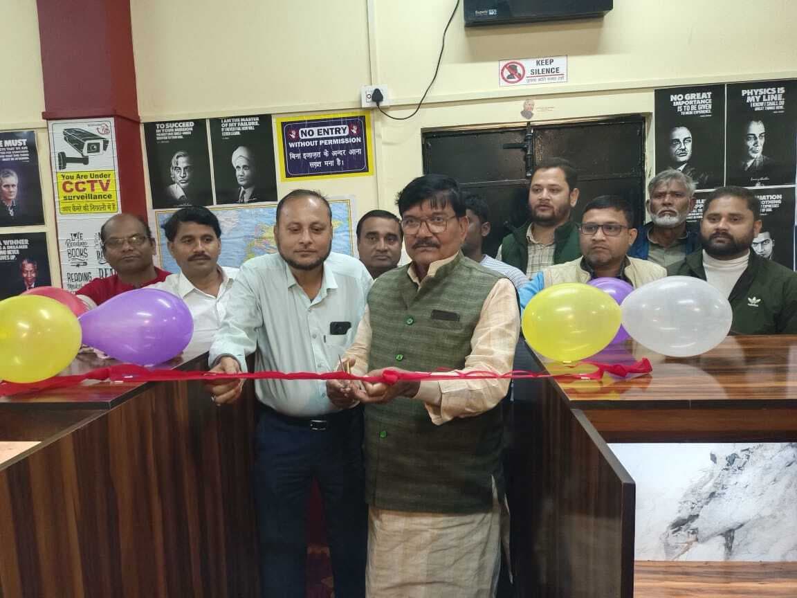 बनमा में लाइब्रेरी का हुआ उद्घाटन, प्रत्येक डेस्क पर टैब रहेगा उपलब्ध