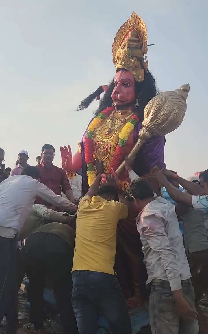 विवाह पंचमी मेले का समापन, प्रतिमा का किया गया विसर्जन