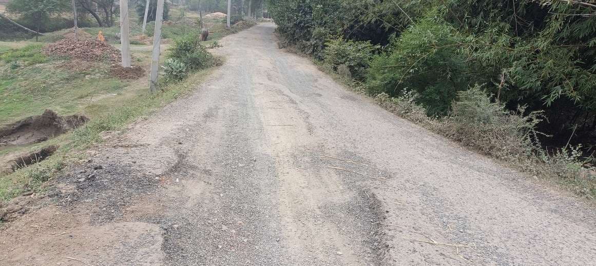 बसंतराय में बेलडीहा-गोपीचक सड़क की जर्जर हालत से ग्रामीण परेशान