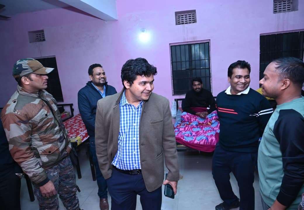 डीसी ने आश्रय गृह में सुविधाओं का लिया जायजा