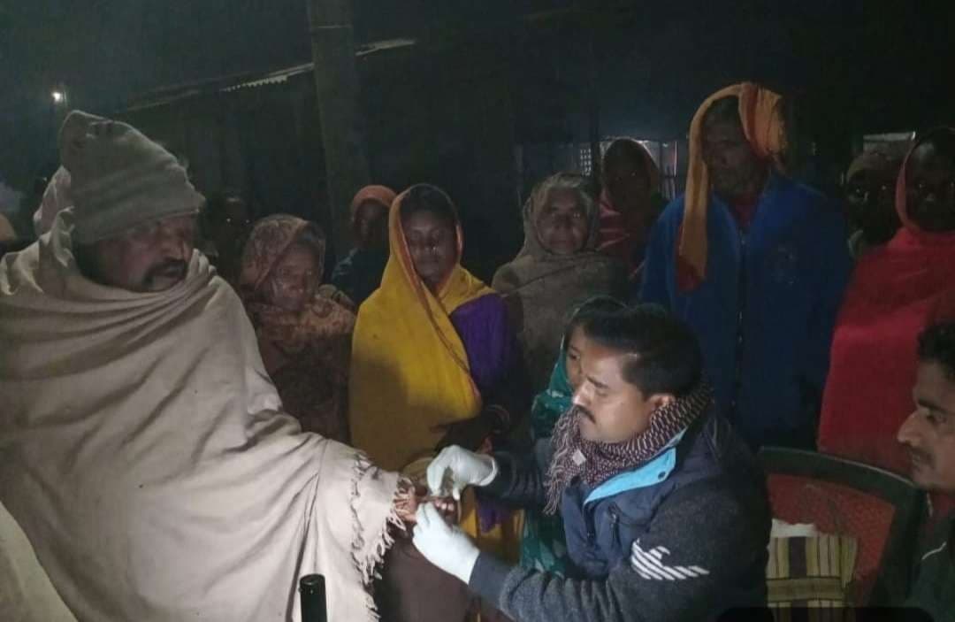 फाइलेरिया के खात्मा के लिए सीएचसी ने शुरू किया नाइट ब्लड सर्वे