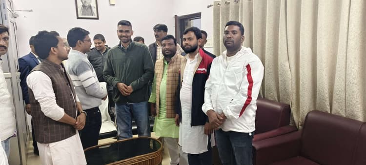 पंचायती राज मंत्री से मिले रालोमो जिलाध्यक्ष