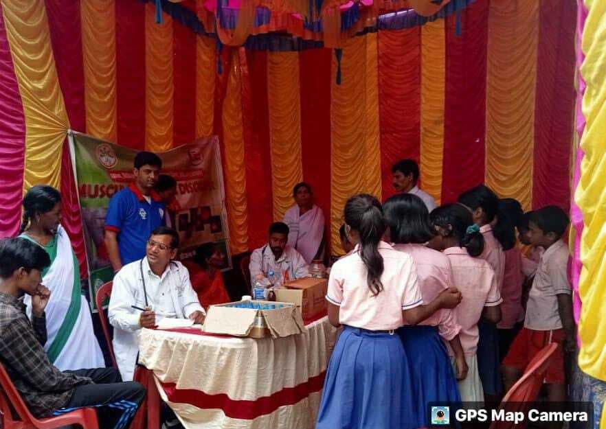 जिलेभर में लगे शिविर, 198 लोगों की हुई स्वास्थ्य जांच