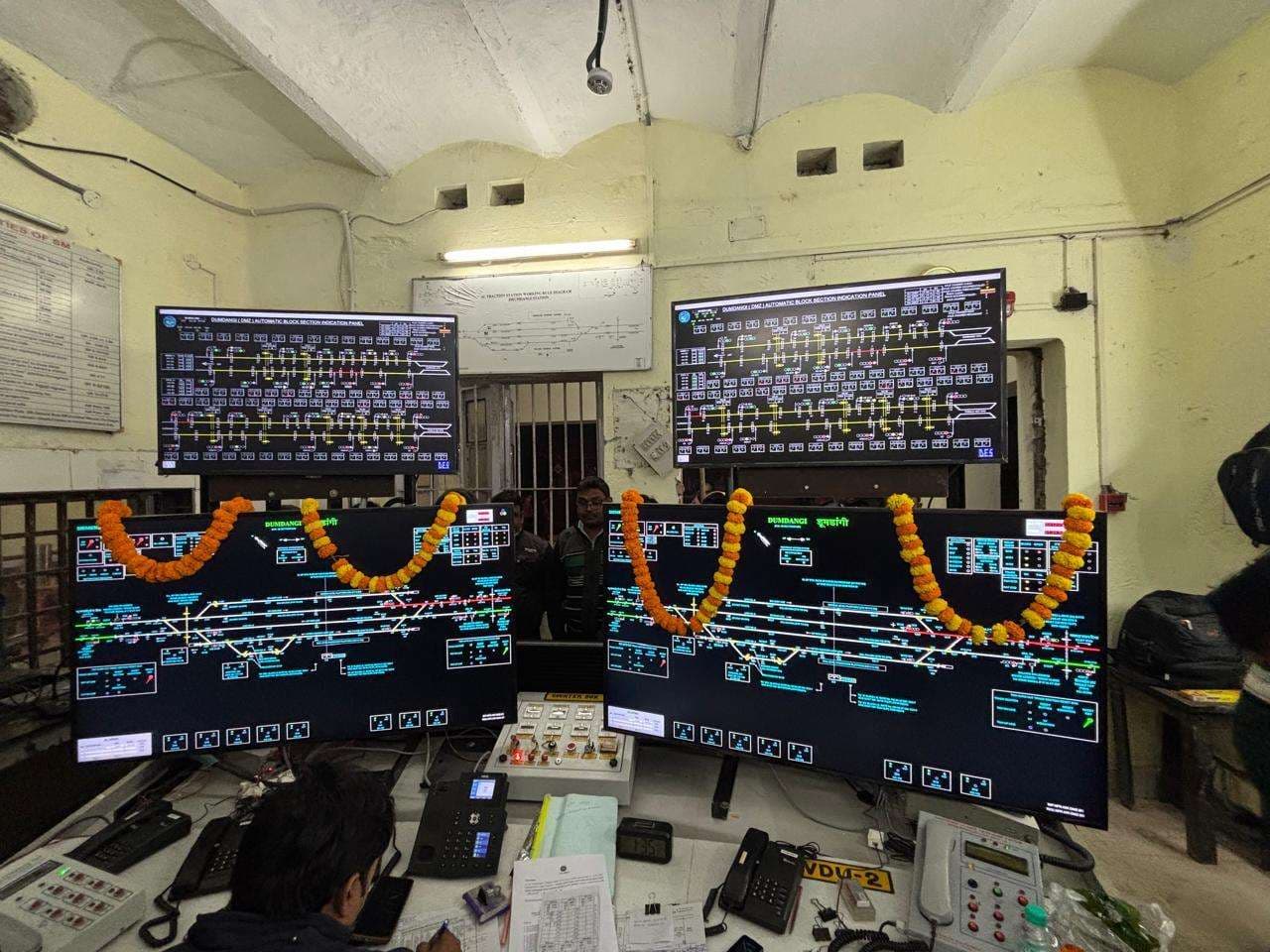 कटिहार मंडल के धूमडांगी में आधुनिक इलेक्ट्रॉनिक इंटरलॉकिंग सिस्टम शुरू