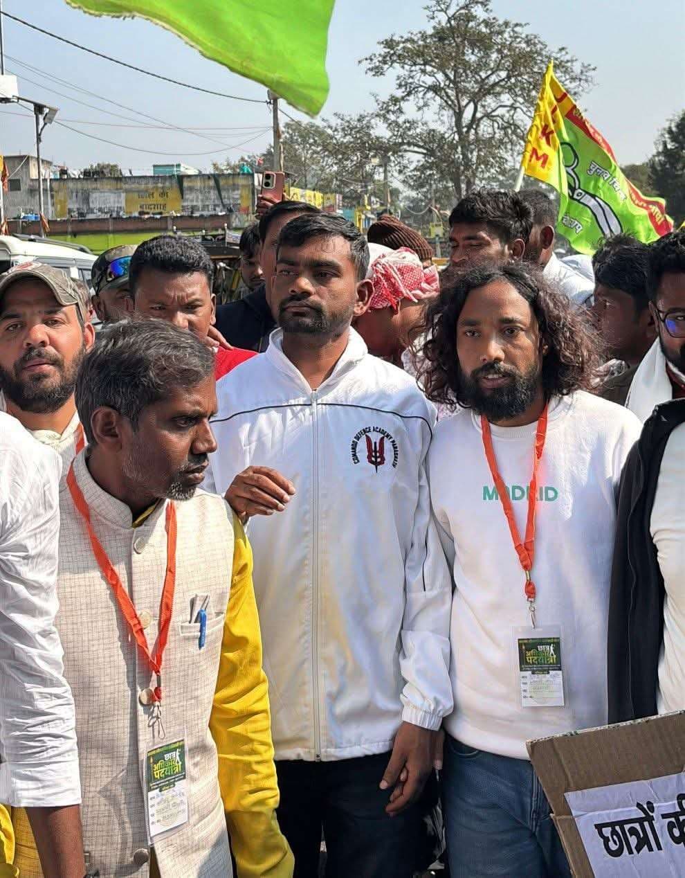 Giridih News :जेएलकेएम की डुमरी से रांची की छात्र अधिकार पदयात्रा शुरू