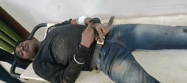 मोटरसाइकिल दुर्घटना में सुरजाडीह का युवक घायल