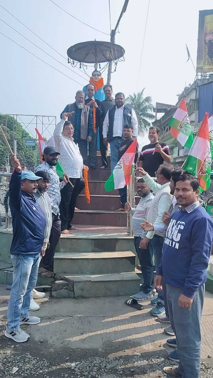 कांग्रेस कार्यकर्ताओं ने बाबा साहेब को किया याद