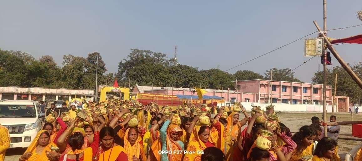 Motihari : चार दिवसीय शौर्य समृद्धि 108 कुंडीय गायत्री महायज्ञ की शुरुआत